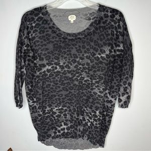Aritzia Wilfred Balzac Leopard print sweater‎
